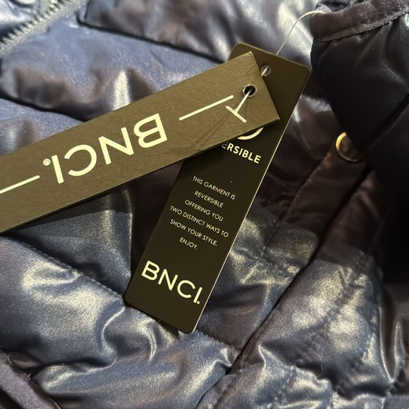 BNCI blue reversible jacket NWT L - Picture 10 of 14
